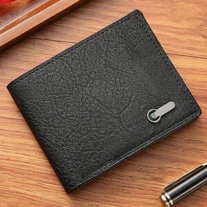Black Leather Men's Wallet